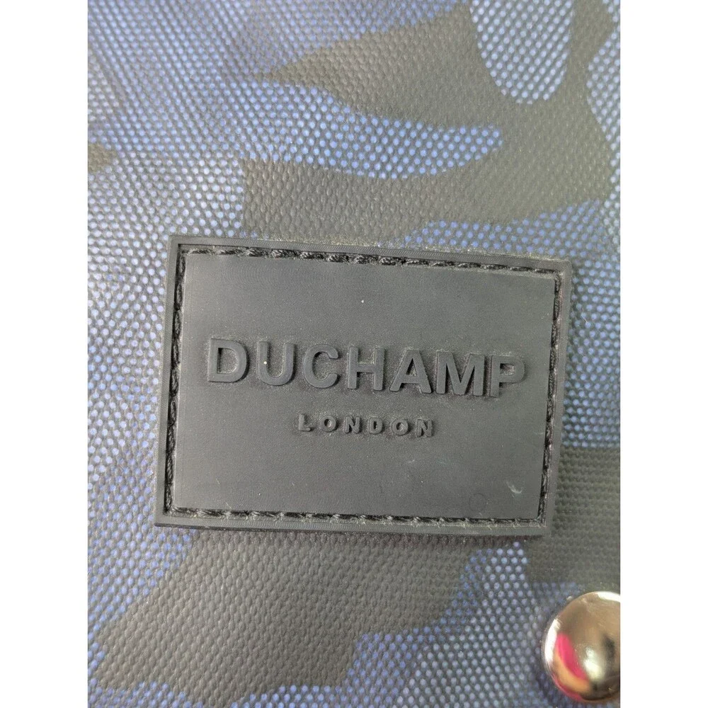 Duchamp London Laptop Backpack Rucksack Blue/Gray Camouflage